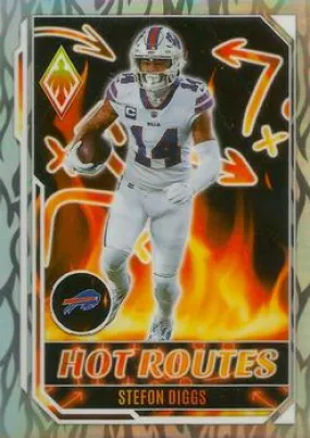 2022 Panini Phoenix STEFON DIGGS #HR-14 Hot Routes RED /199 - Buffalo Bills