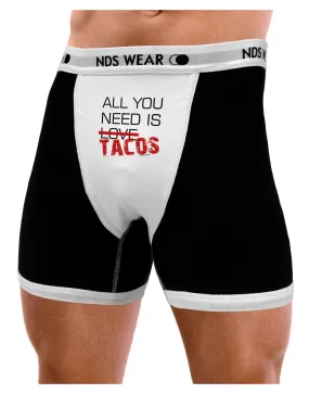 All You Need Is Tacos Mens Boxer Brief Underwear