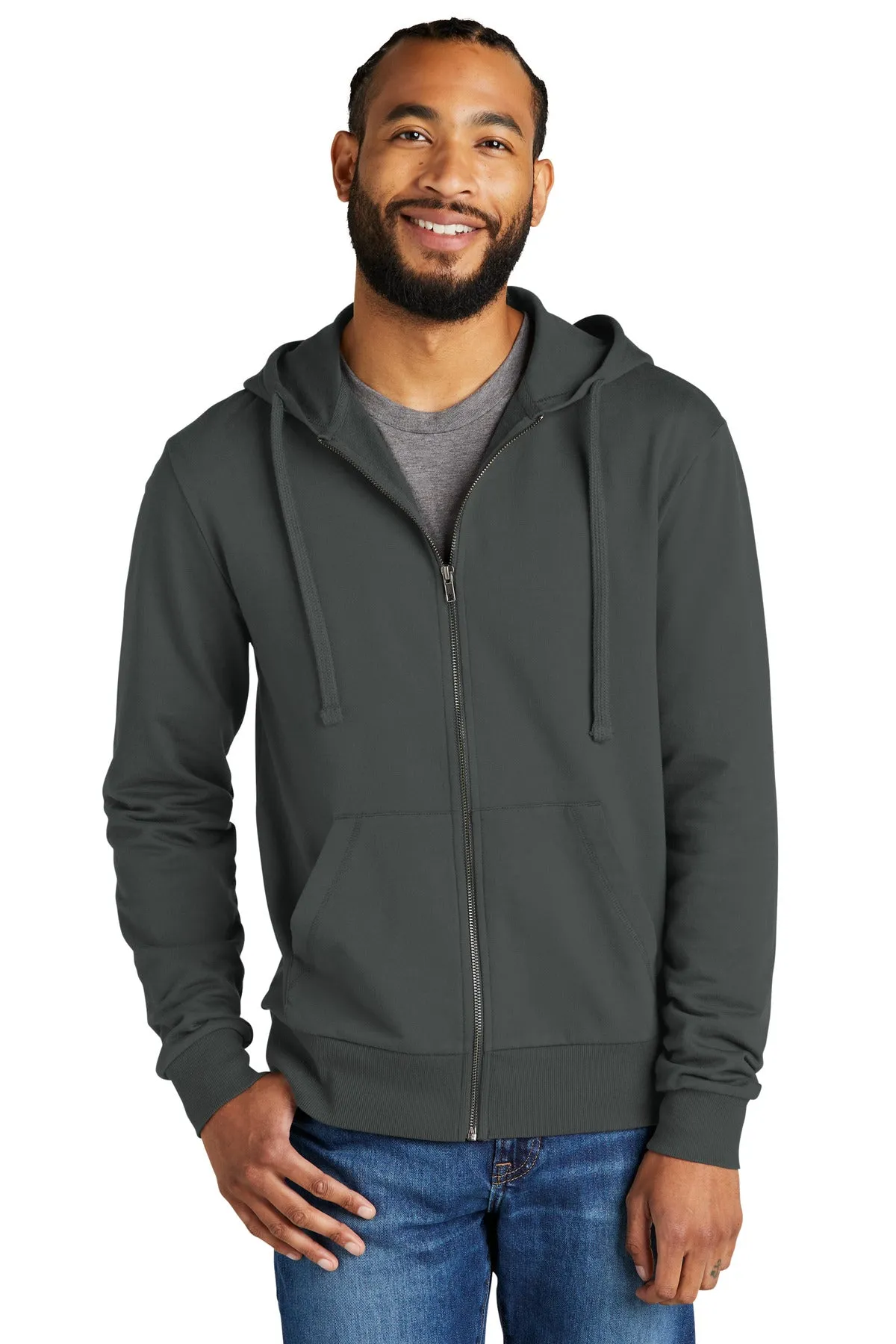 Allmade Unisex Organic French Terry Full-Zip Hoodie