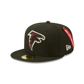 Alpha Industries X Atlanta Falcons 59FIFTY Fitted Hat