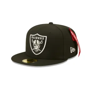 Alpha Industries X Las Vegas Raiders 59FIFTY Fitted Hat