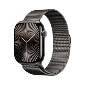 Apple Watch Series 10 GPS   Cellular Slate Titanium Case with Slate Milanese Loop