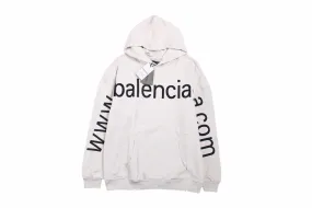 Balenciaga Off-White Oversized Hoodie