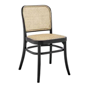 Black Artisan Malina Mesh Essence Seat Restaurant Side Chair