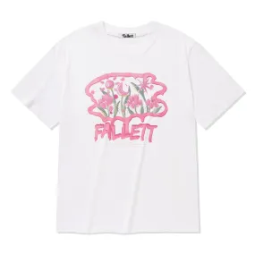 BRUSH LOGO FLOWER SHORT SLEEVE TEE