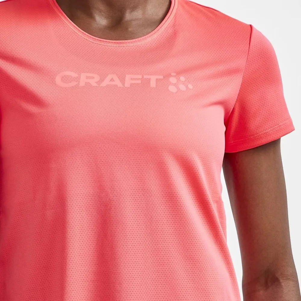 Craft Women Core Essence Short Sleeve Mesh Tee