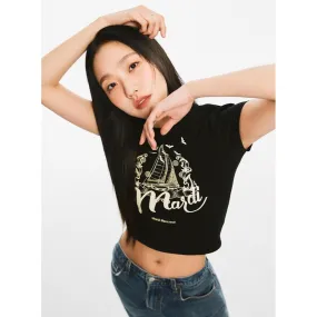 CROPPED TSHIRT BON VOYAGE