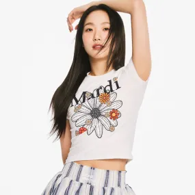 CROPPED TSHIRT FLOWERMARDI BLOSSOM