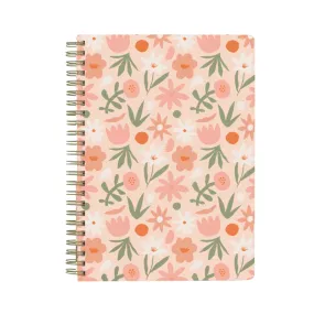 Cutout Floral Pink Mini Notebook