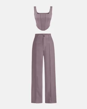 Elderberry Corset Style Top With Trouser