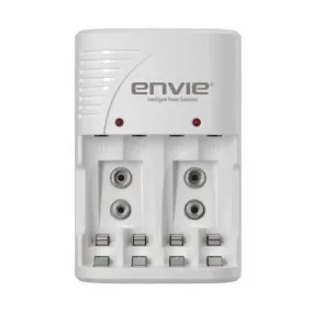 ENVIE (ECR 30) Charger NEXA ECR 30 Smart Charge Control Charger System for AA & AAA & 9V Rechargeable Batteries