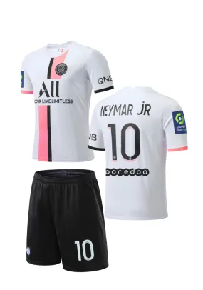 Football Jersey Paris saint Germain Away jersey Neymar number#10 21-22 (Psg jersey / Harmony day /  Neymar shirt / soccer Jersey)