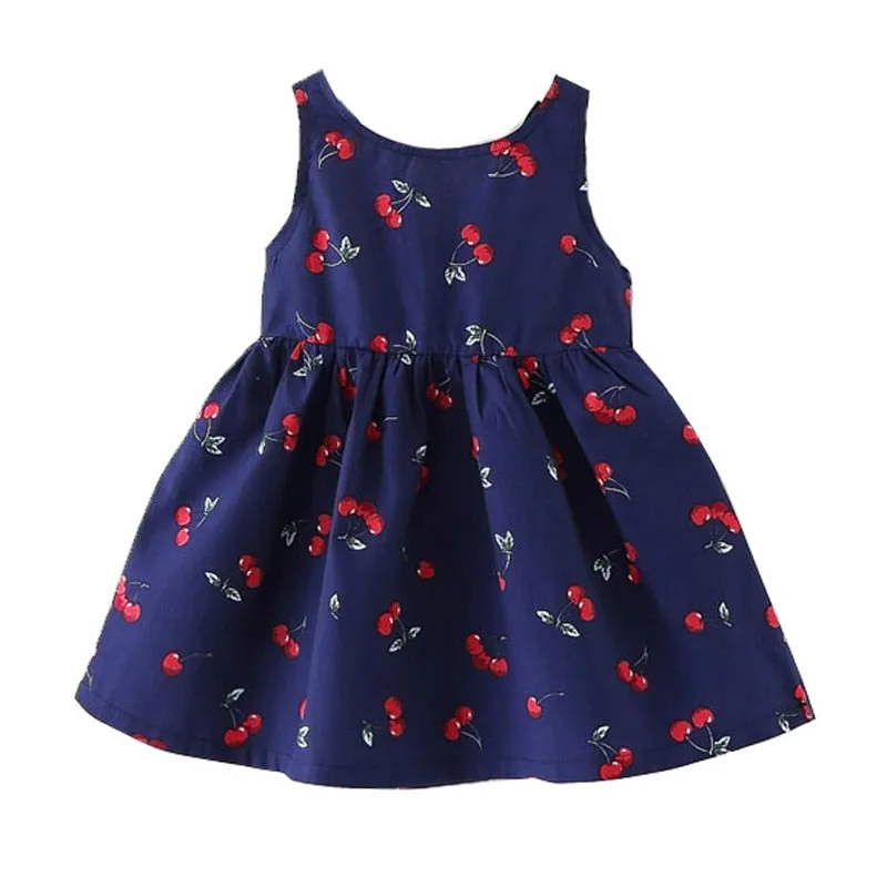 Girls Animal Style Flower Dress