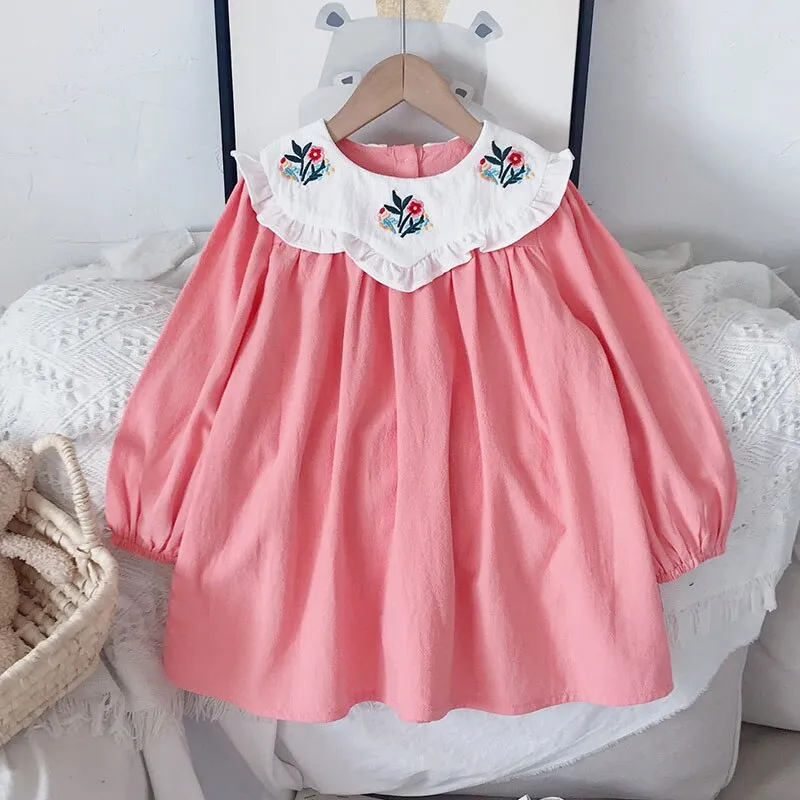 Girls Animal Style Flower Dress