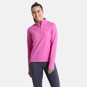 Gym Coffee Relentless Quarter Zip (Womens) - Empower Pink