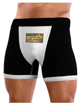 Happiness Is Not A Goal Mens Boxer Brief Underwear by TooLoud