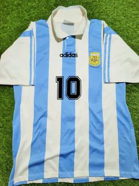 Maradona Argentina Adidas 1994 WORLD CUP Home Jersey Shirt Camiseta Maglia M