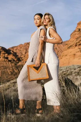 Meilani Ribbed Sweater Vest in Cream