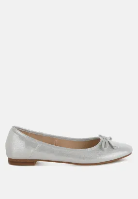 Metallic Ballet Flats by RUW