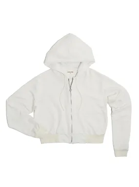 Milan Crop Zip Hoodie