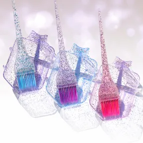 Mini Glitter Trio Brush & Bowl