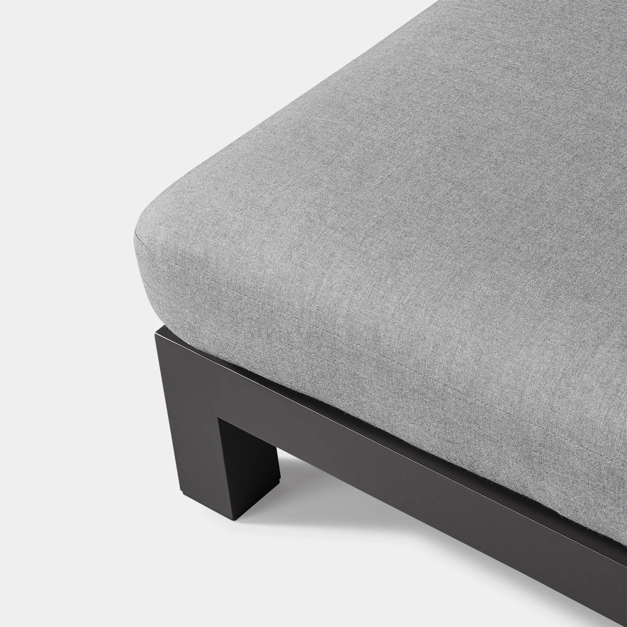 Pacific Aluminum Ottoman