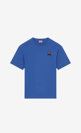 ROYAL BLUE BOKE FLOWER CREST T-SHIRT