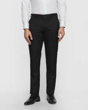 Slim Comfort B-95 Formal Black Check Trouser - Optimus