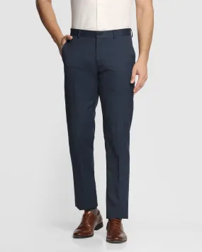 Slim Comfort B-95 Formal Navy Textured Trouser - Belur