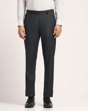 Slim Comfort B-95 Formal Navy Textured Trouser - Vegas