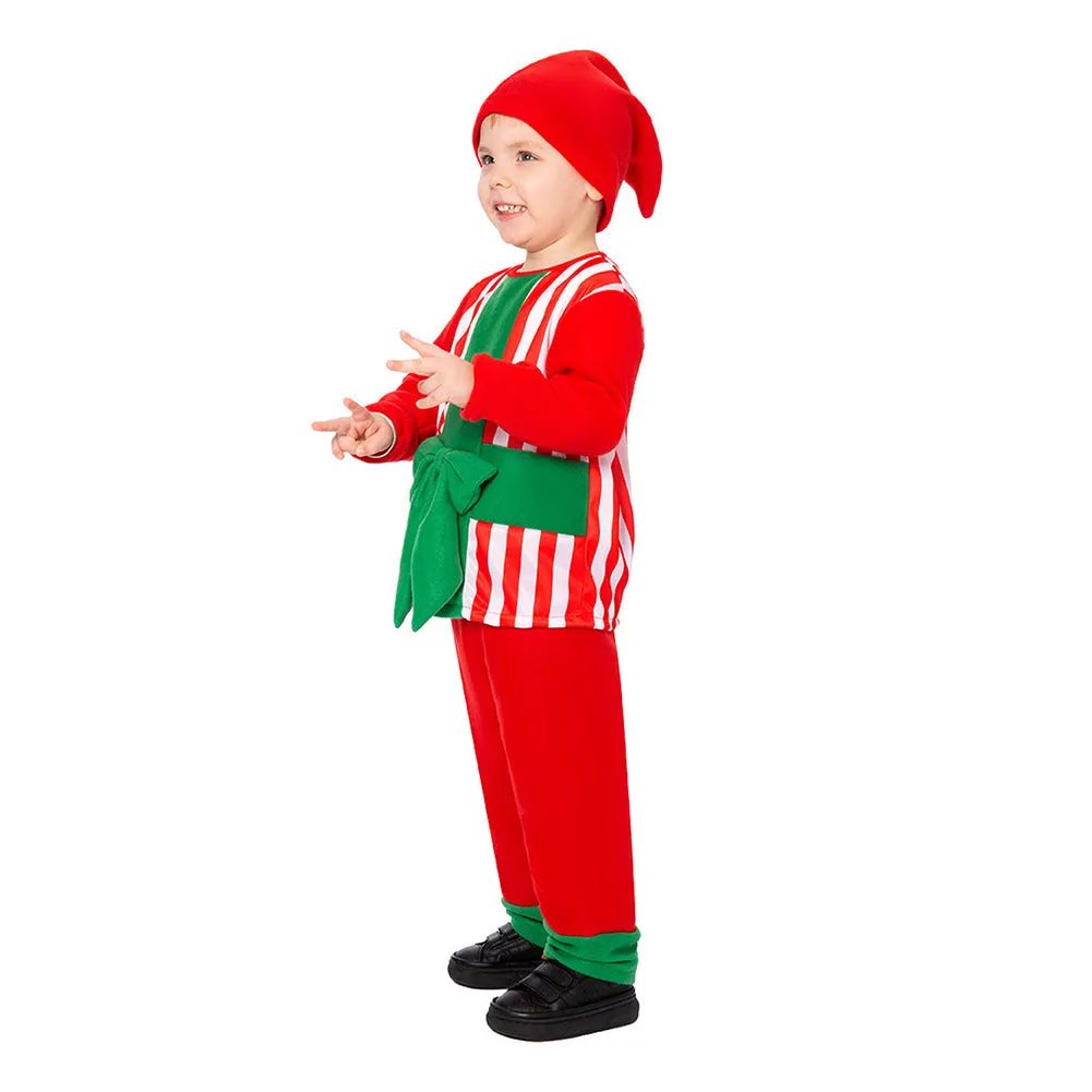 VeeGet Kids Children Christmas Gift Red Cosplay Outfits Christmas Carnival Suit BoysKidsCostume