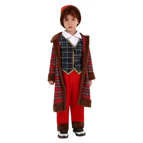 VeeGet Kids Children Christmas Scotland Costume Santa Clau Cosplay Costume Outfits Christmas Carnival Suit BoysKidsCostume