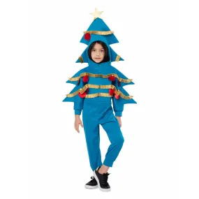 VeeGet Kids Children Christmas Tree Blue Cosplay Costume Outfits Christmas Carnival Suit BoysKidsCostume