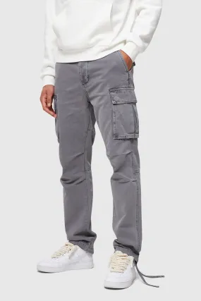 VOLANTE CARGO PANT - GREY WASH