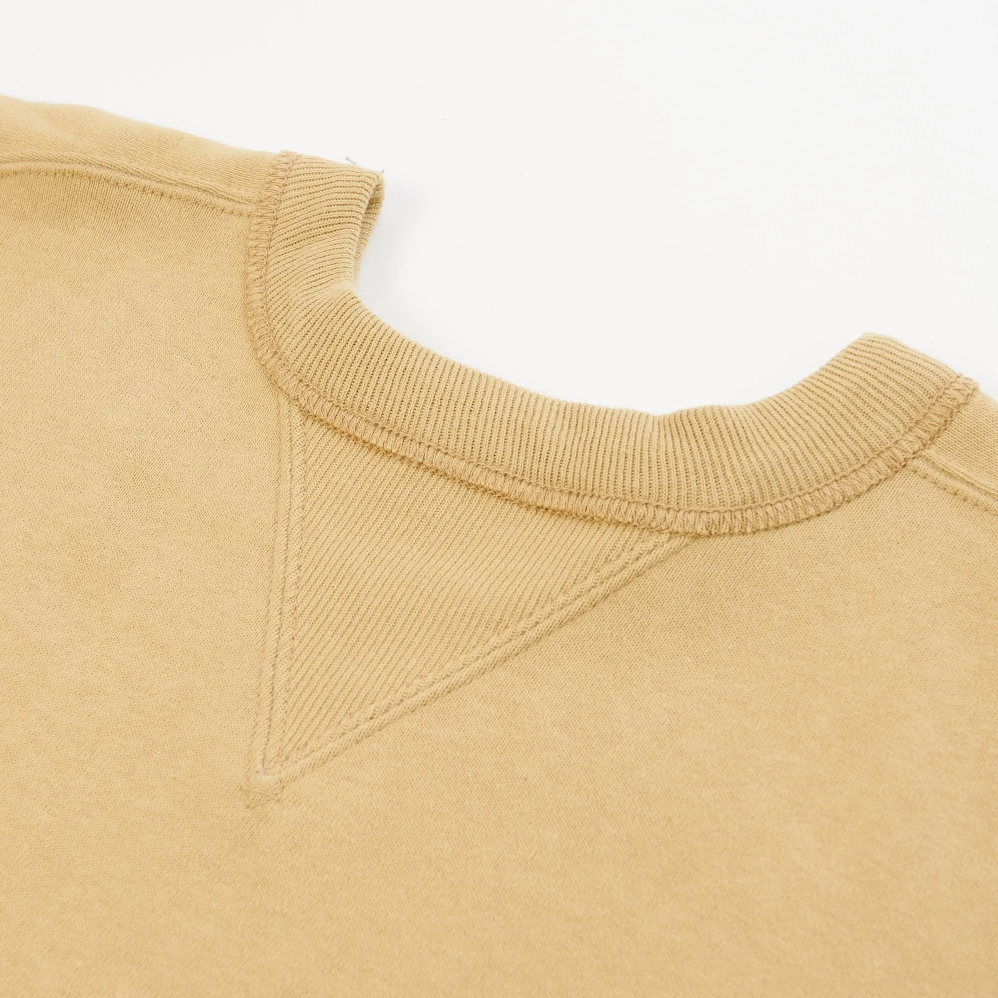 Warehouse & Co 404 Freedom Sleeve Sweatshirt - Dark Beige