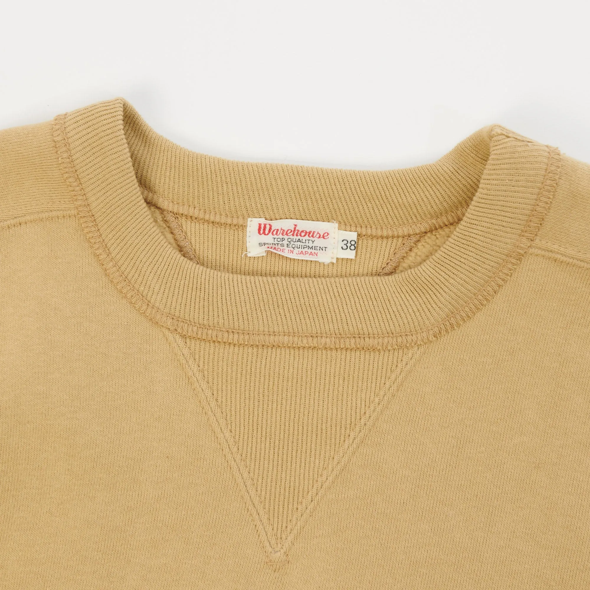 Warehouse & Co 404 Freedom Sleeve Sweatshirt - Dark Beige