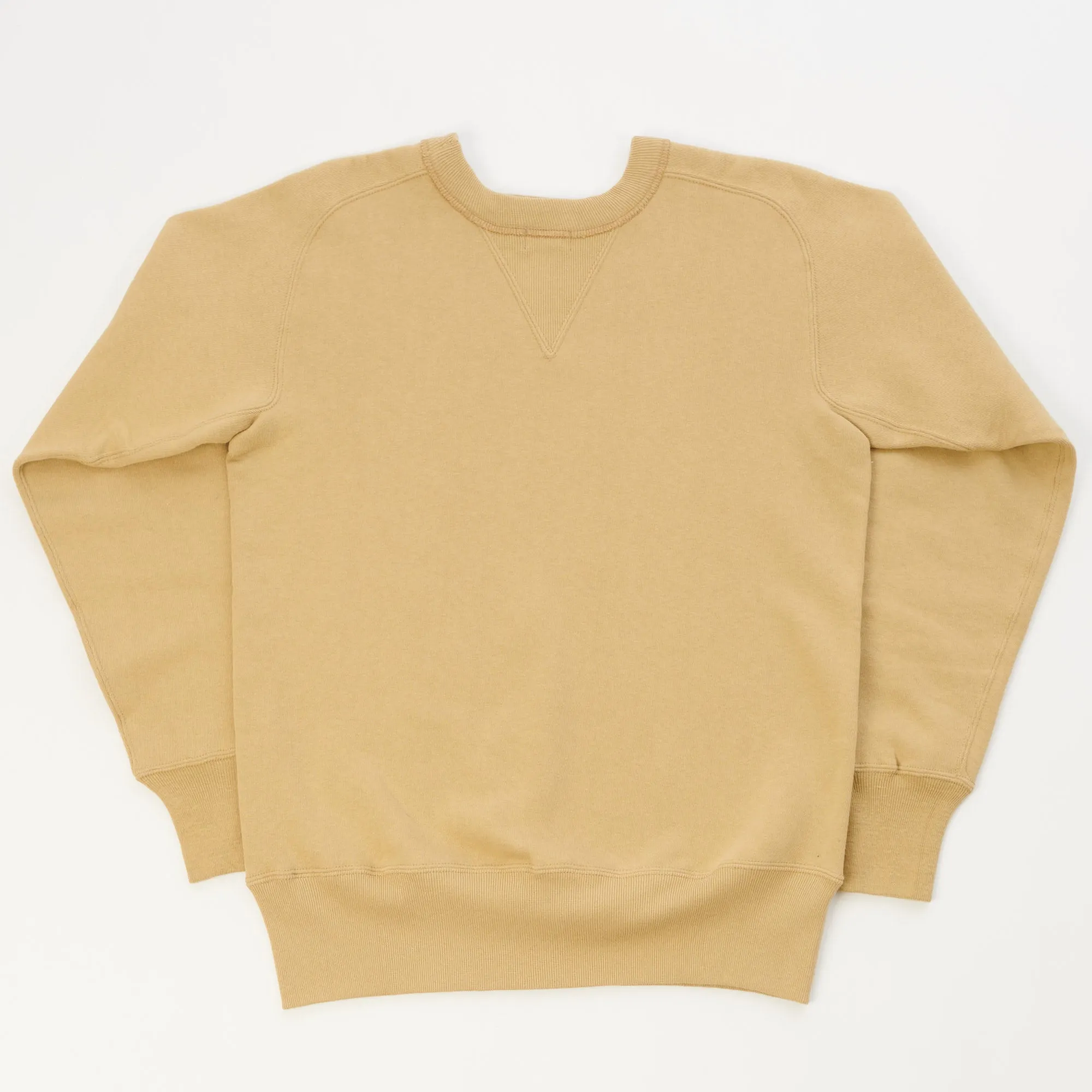 Warehouse & Co 404 Freedom Sleeve Sweatshirt - Dark Beige