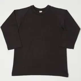 Warehouse & Co 4049 3/4 Sleeve Freedom Tee - Black