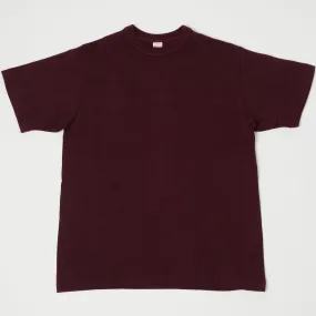 Warehouse & Co 4601 Plain Tee - Bordeaux