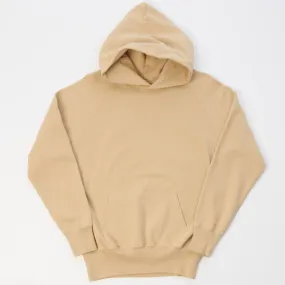 Warehouse & Co 462 Plain Hooded Sweatshirt - Dark Beige